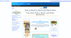 Desktop Screenshot of decks.aaadirondackchairs.com